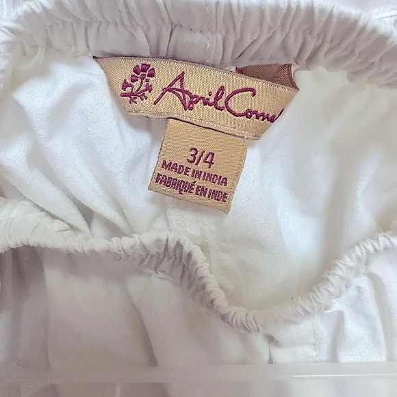 April Cornell Girls Cotton Pantaloons - Picture 3 of 3